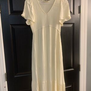Womens Size Large Vanilla Bay Off White Dress
